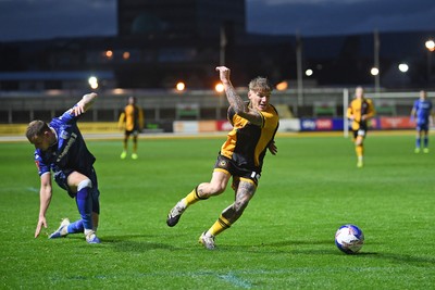 011125 - Newport County v Gillingham - FA Cup First Round - Kai Whitmore of Newport County