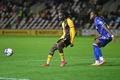 011125 - Newport County v Gillingham - FA Cup First Round - Cameron Antwi of Newport County