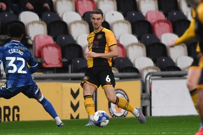 011125 - Newport County v Gillingham - FA Cup First Round - Ciaran Brennan of Newport County