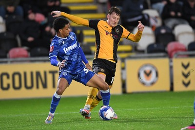 011125 - Newport County v Gillingham - FA Cup First Round - Ged Garner of Newport County