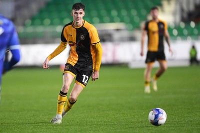 011125 - Newport County v Gillingham - FA Cup First Round - Joe Thomas of Newport County