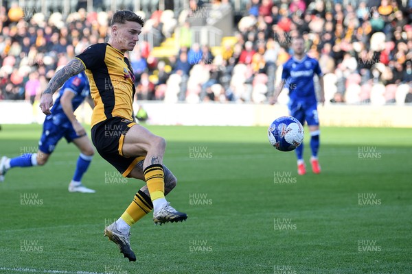 011125 - Newport County v Gillingham - FA Cup First Round - Kai Whitmore of Newport County