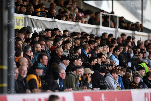 011125 - Newport County v Gillingham - FA Cup First Round - Newport fans