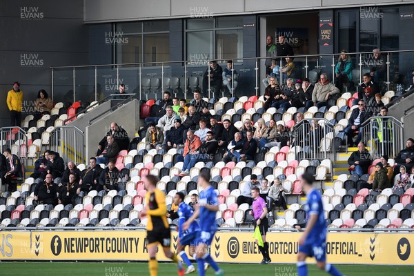 011125 - Newport County v Gillingham - FA Cup First Round - Newport fans