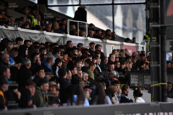 011125 - Newport County v Gillingham - FA Cup First Round - Newport fans after conceding 
