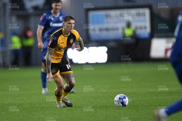 011125 - Newport County v Gillingham - FA Cup First Round - Kai Whitmore of Newport County