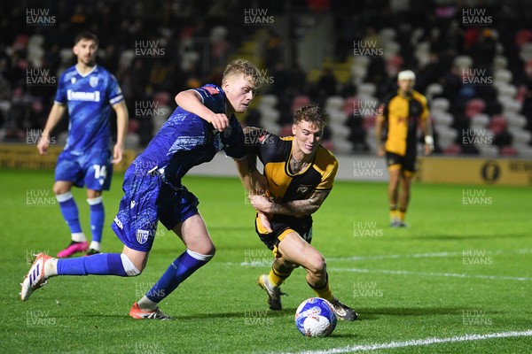 011125 - Newport County v Gillingham - FA Cup First Round - Kai Whitmore of Newport County
