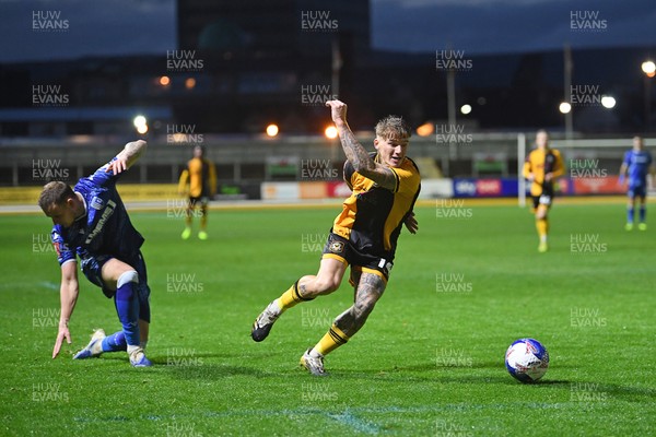 011125 - Newport County v Gillingham - FA Cup First Round - Kai Whitmore of Newport County