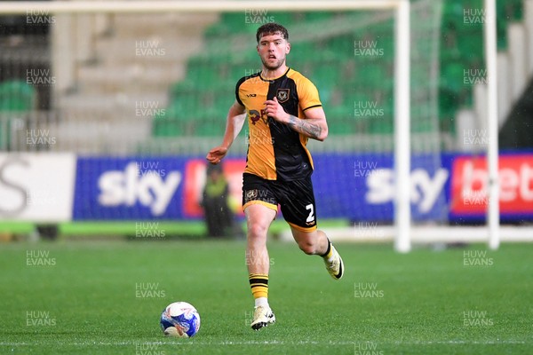011125 - Newport County v Gillingham - FA Cup First Round - Cameron Evans of Newport County