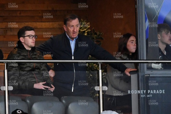 011125 - Newport County v Gillingham - FA Cup First Round - Newport chairman and owner, Huw Jenkins