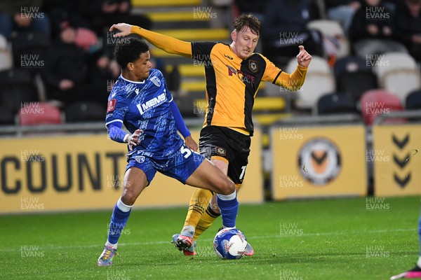 011125 - Newport County v Gillingham - FA Cup First Round - Ged Garner of Newport County