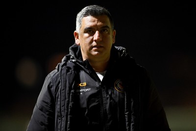 040325 - Newport County v Gillingham - Sky Bet League 2 - Newport Head Coach, Nelson Jardim