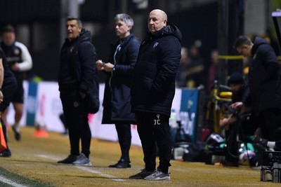 040325 - Newport County v Gillingham - Sky Bet League 2 - John Coleman, Gillingham Manager