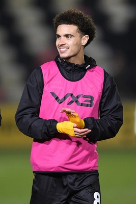 040325 - Newport County v Gillingham - Sky Bet League 2 - Josh Martin of Newport County celebrates the win at full time