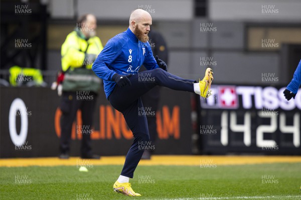 170224 - Newport County v Gillingham - Sky Bet League 2 - Jonathan Williams of Gillingham during the warm up