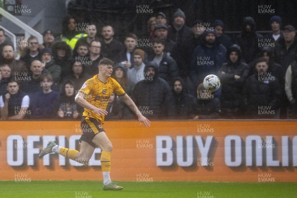 170224 - Newport County v Gillingham - Sky Bet League 2 - Seb Palmer-Houlden of Newport County in action