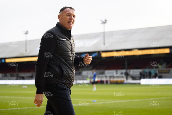 191122 - Newport County v Gillingham - Sky Bet League 2 - Newport County manager Graham Coughlin during the warm up 