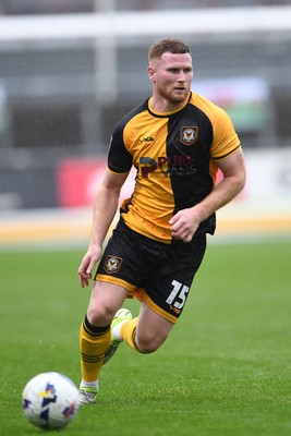 200925 - Newport County v Gillingham - Sky Bet League 2 - Lee Jenkins of Newport County