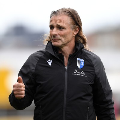 200925 - Newport County v Gillingham - Sky Bet League 2 - Gareth Ainsworth, Gillingham Manager