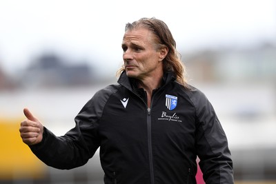 200925 - Newport County v Gillingham - Sky Bet League 2 - Gareth Ainsworth, Gillingham Manager