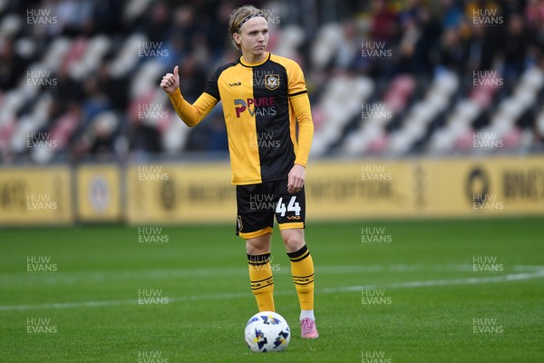 200925 - Newport County v Gillingham - Sky Bet League 2 - Sam Braybrooke of Newport County