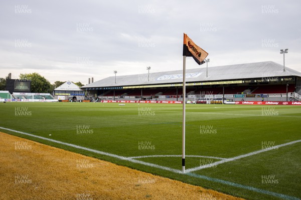 030922 - Newport County v Grimsby Town - Sky Bet League 2 - A general view of Rodney Parade ahead of the match