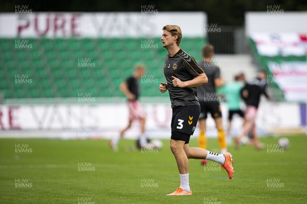 030922 - Newport County v Grimsby Town - Sky Bet League 2 - Declan Drysdale of Newport County during the warm up