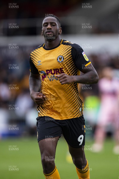 030922 - Newport County v Grimsby Town - Sky Bet League 2 - Omar Bogle of Newport County in action