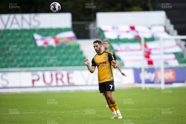 030922 - Newport County v Grimsby Town - Sky Bet League 2 - Robbie Willmott of Newport County in action