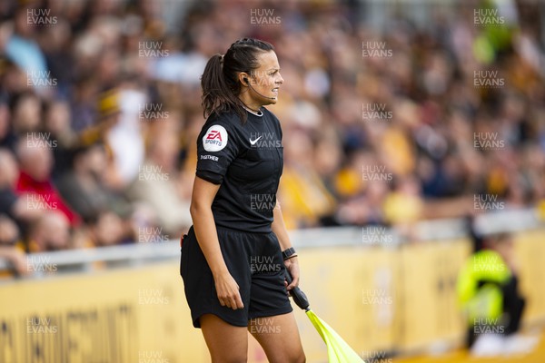 030922 - Newport County v Grimsby Town - Sky Bet League 2 - Assistant Referee Lisa Rashid during the second half