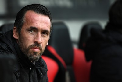 070226 - Newport County v Grimsby Town - Sky Bet League 2 - Newport County Head Coach, Christian Fuchs