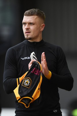 070226 - Newport County v Grimsby Town - Sky Bet League 2 - Cole Jarvis of Newport County