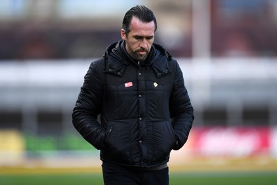 070226 - Newport County v Grimsby Town - Sky Bet League 2 - Newport County Head Coach, Christian Fuchs