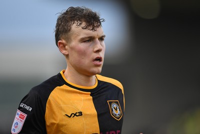070226 - Newport County v Grimsby Town - Sky Bet League 2 - Sven Sprangler of Newport County