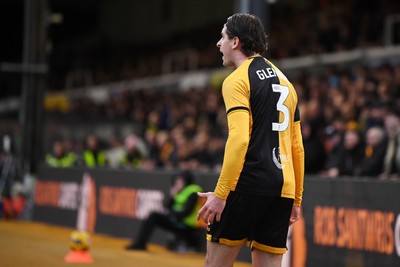 070226 - Newport County v Grimsby Town - Sky Bet League 2 - Anthony Glennon of Newport County showing his frustration