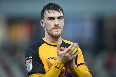 070226 - Newport County v Grimsby Town - Sky Bet League 2 - Ryan Delaney of Newport at full time