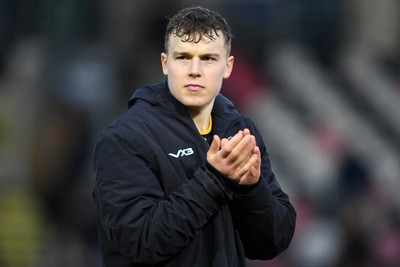 070226 - Newport County v Grimsby Town - Sky Bet League 2 - Sven Sprangler of Newport County at full time