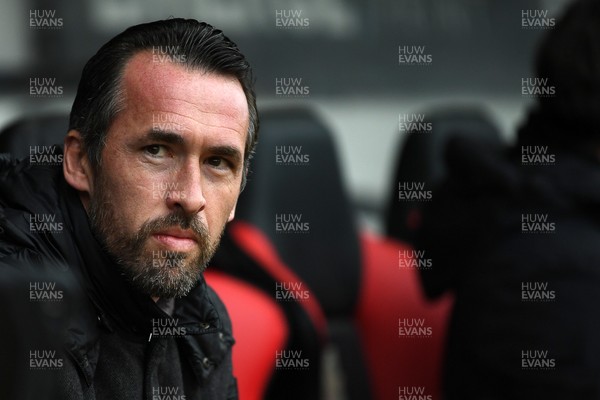 070226 - Newport County v Grimsby Town - Sky Bet League 2 - Newport County Head Coach, Christian Fuchs