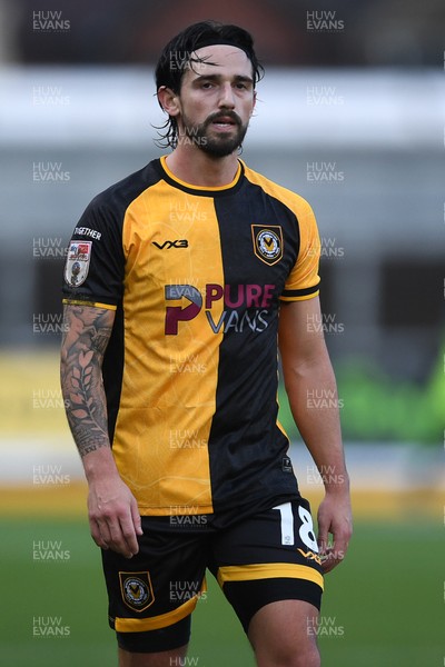 070226 - Newport County v Grimsby Town - Sky Bet League 2 - Liam Shepard of Newport County