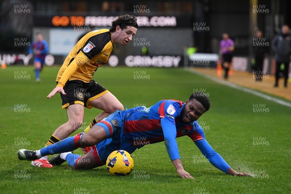 070226 - Newport County v Grimsby Town - Sky Bet League 2 - Anthony Glennon of Newport County