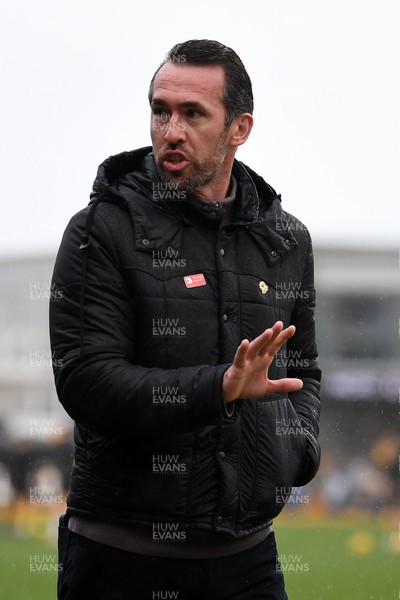 070226 - Newport County v Grimsby Town - Sky Bet League 2 - Newport County Head Coach, Christian Fuchs