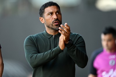 260926 - Newport County v Grimsby Town - Sky Bet League 2 - Newport County Head Coach, Hayden Mullins