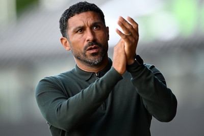 260926 - Newport County v Grimsby Town - Sky Bet League 2 - Newport County Head Coach, Hayden Mullins