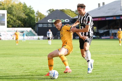 260926 - Newport County v Grimsby Town - Sky Bet League 2 - Ged Garner of Newport County