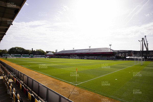 071023 - Newport County v Harrogate Town - Sky Bet League 2 - A general view of Rodney Parade ahead of the match