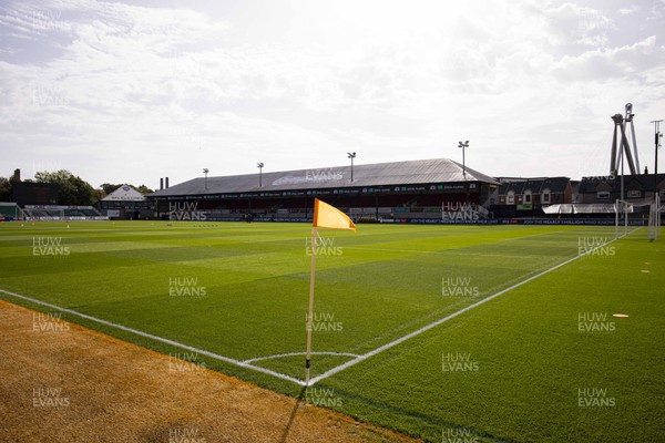 071023 - Newport County v Harrogate Town - Sky Bet League 2 - A general view of Rodney Parade ahead of the match