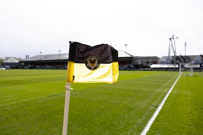 110426 - Newport County v Harrogate Town - Sky Bet League 2 - A general view of Rodney Parade ahead of the match