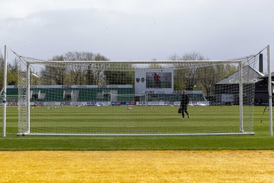 110426 - Newport County v Harrogate Town - Sky Bet League 2 - A general view of Rodney Parade ahead of the match
