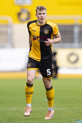 110426 - Newport County v Harrogate Town - Sky Bet League 2 - Sven Sprangler of Newport County in action