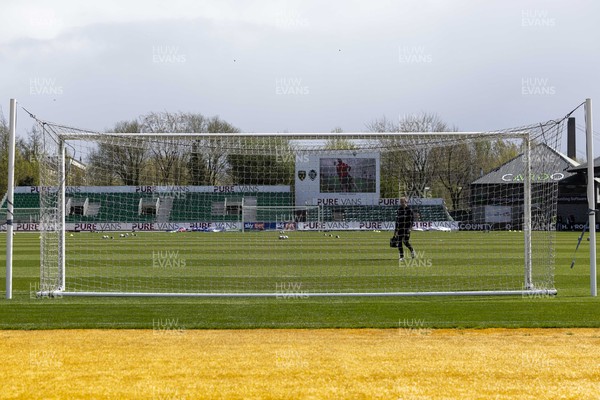 110426 - Newport County v Harrogate Town - Sky Bet League 2 - A general view of Rodney Parade ahead of the match